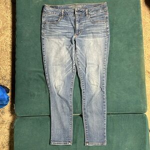 American eagle super stretch skinny jeans size 12 short